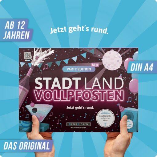 STADT LAND VOLLPFOSTEN – PARTY EDITION (DinA4-Format) – Bild 2