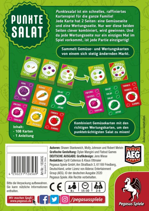Punktesalat - Empfohlen Spiel des Jahres 2021 – Bild 3