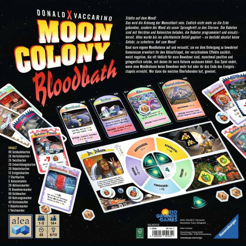 Alternative view of Moon Colony Bloodbath *Nominiert Kennerspiel 2026*