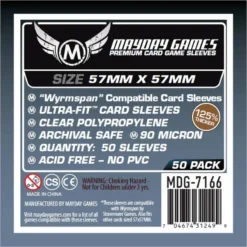 Premium Card Sleeves (50 Stück) 57 x 57 mm - Wyrmspan - Schwingenschlag